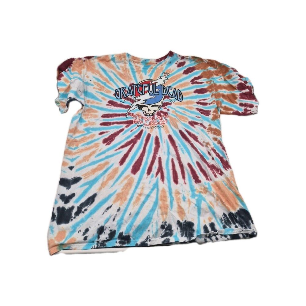 Grateful Dead Winterland Ballroom San Francisco Liquid Blue Shirt 2xl Tee Shirt